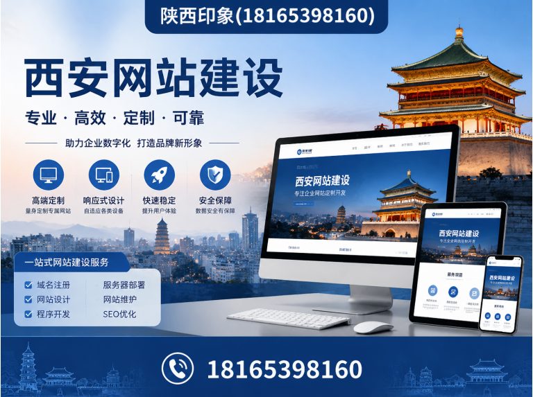 碑林区西安网站建设展示图